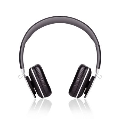Black z-8 flex anti-tangle cable on-ear headphones